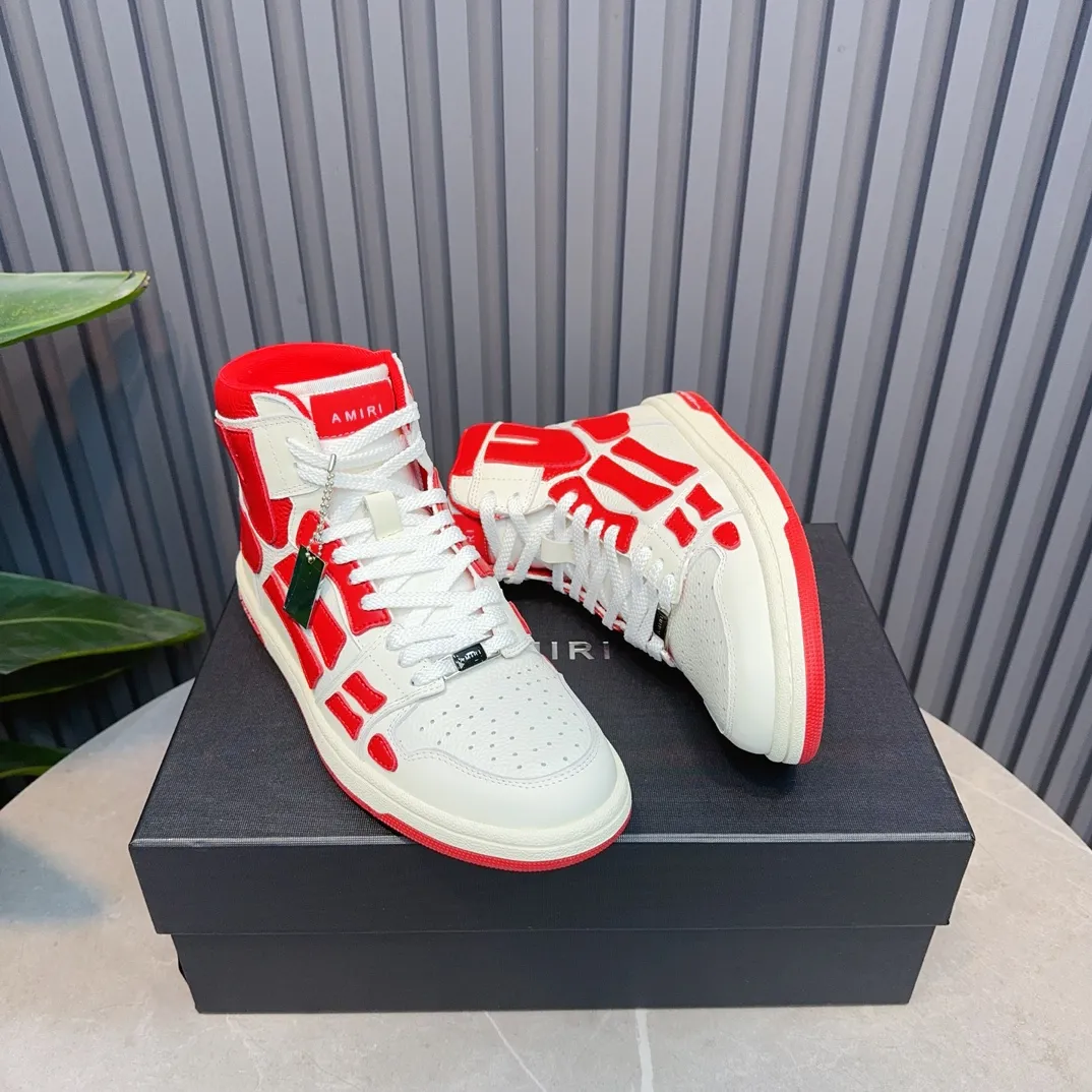 Men's shoes💰620💰 AMIRI AMIRI trendy brand hot sale🔥 Available all year round✅Couples💑 Official website synchronization Imported fabrics 1⃣️ratio 1⃣️Re-engraved, original factory special original sole, 35-45 (38.45. Non-refundable)